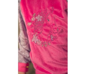 Stickdserie - Blumen Pferde Line Art